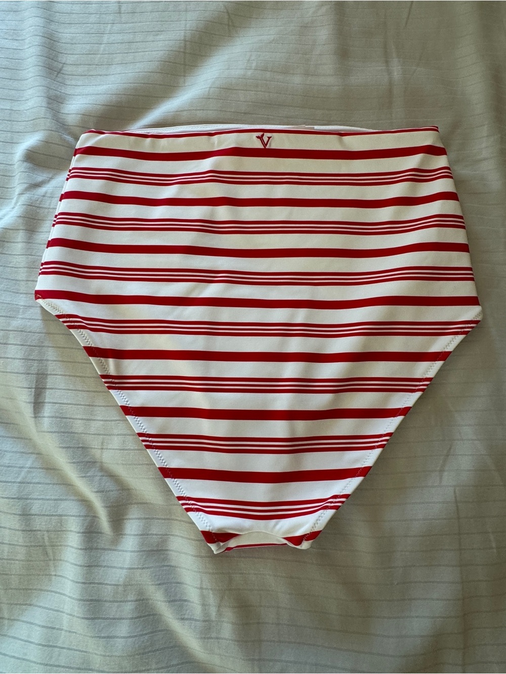 NWT Vineyard Vines Red and White Striped Bikini Bottoms Small